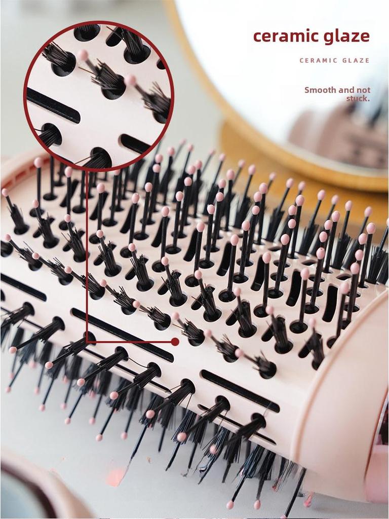 Pieptene Multifuncțional cu Aer Cald, Uscător de Păr și Ondulator cu Ioni Negativi 2008