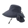 Women's Outdoor Sun Protection Hat Wide Brim UV Protection Sun Hat Adjustable Chin Strap Lightweight Breathable Hiking Fishing Cap