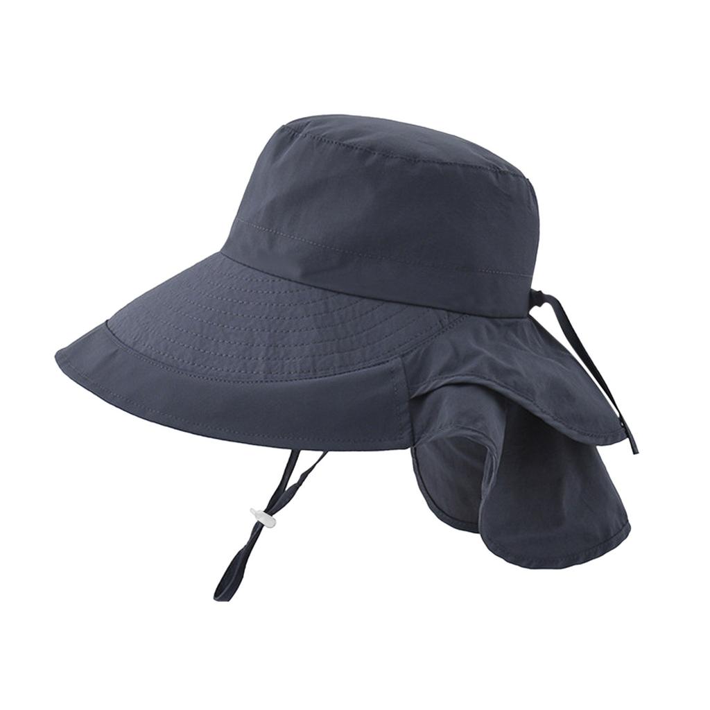 Women's Outdoor Sun Protection Hat Wide Brim UV Protection Sun Hat Adjustable Chin Strap Lightweight Breathable Hiking Fishing Cap
