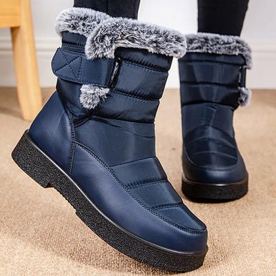 Fashion Boots Women Snow Flat Boots Ladies Platform Shoes Woman Plus Size Keep Warm Ladies Shoes Plush Soft Winter Boots Botas Mujer