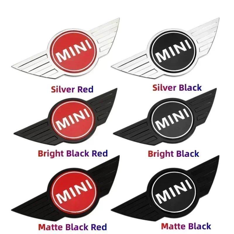 3D ABS Auto Styling Motorkap Embleem Sticker Refit Vervanging voor BMW Mini Cooper Logo R55 R56 R60 R61 Voorhoofd Hoofd Accessoires