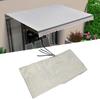 Outdoor Telescopic Canopy Dust Cover 210D Oxford Cloth Waterproof Sunscreen Awning Protective Cover Beige
