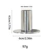 INS Style Silver Diamond Candle Holder - Western Restaurant Table Decoration