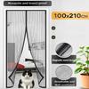 210*90cm/210*100cmSoft magnetic screen door curtain for home use, mosquito-proof and ventilated screen window curtains