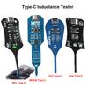 Inductance Tester Mainboard Coil Inductance Detector Tool Repair Electromagnetic Induction Quick Fault Check Type C Interface