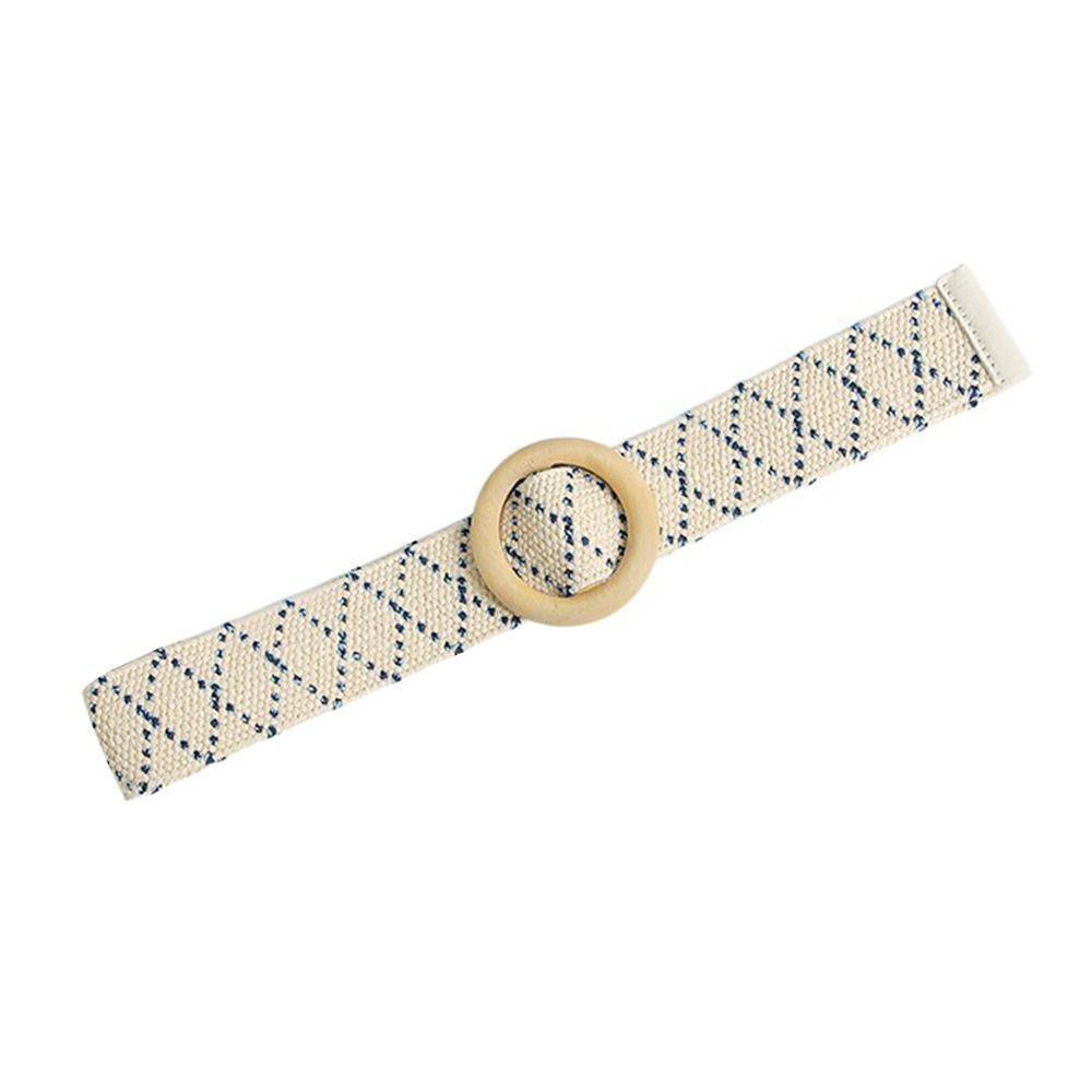 

Широкий пояс Эластичный плетеный пояс Модный соломенный пояс Женский