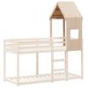 Kids Bed Canopy 55 X 84 X 132 Cm Solid Pine Wood