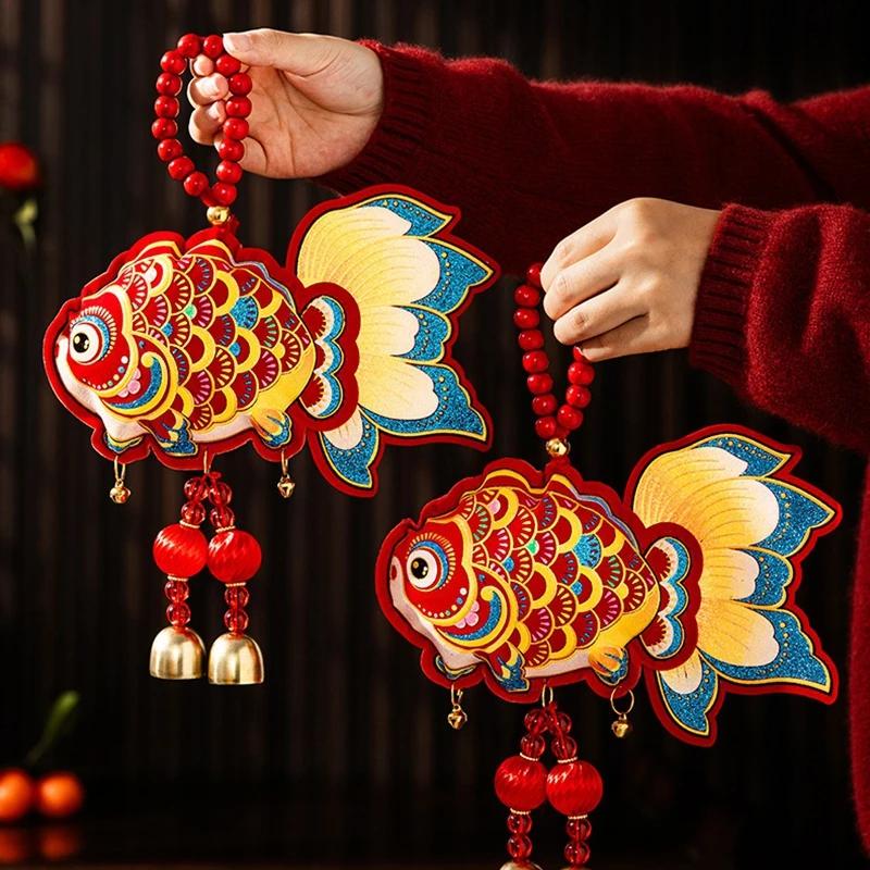 2026 Horse Year Small Pendant Spring Festival Wall Hanging Pendant Home Entrance Door Bell Chinese New Year Decoration