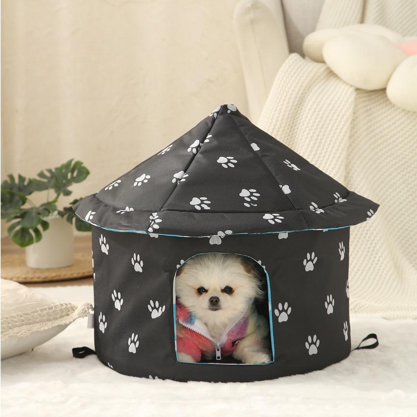 Universal Outdoor Waterproof Cat Nest in All Seasons Breathable Removable and Washable Pet Nest and Warm Dog Nest in Winter