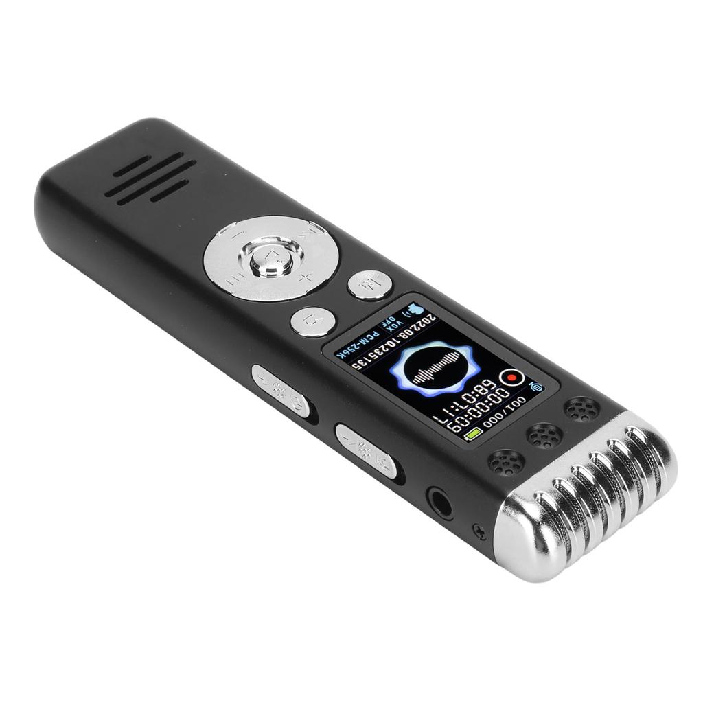 Digital Voice Recorder AI Intelligent HD Noise Reduction Voice Activated Recorder with Dual