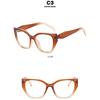 Women's Glasses, Retro Large-frame Cat-eye Glasses.