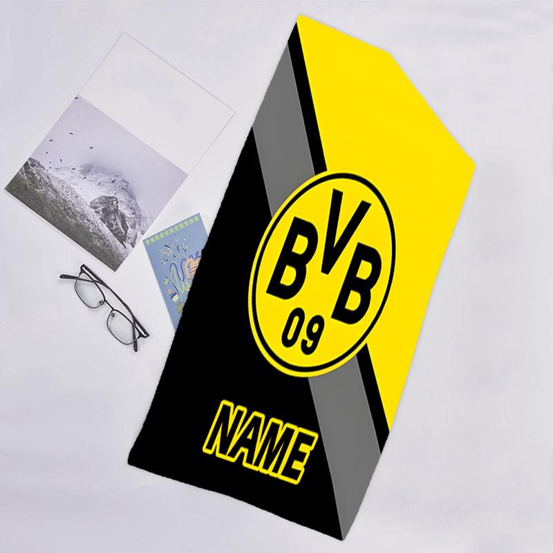 1pc Football1 Beach Towel with Custom Name, Beach/Swimming/Bath/Picnic/Camping Towel, Suitable for Seaside Beaches