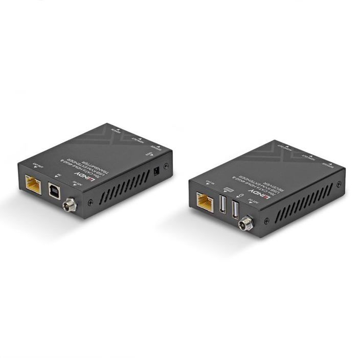 Extender KVM HDMI 4K60 - LINDY - 39383 - USB & Audio - 70m - PoC