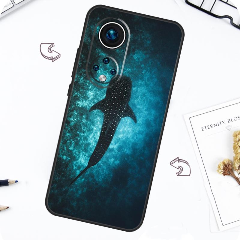 Ocean Whale Shark Animal Case For Honor Magic 7 5 6 Pro Honor 200 Pro X9b X9a X8b X8a X8 X9 X9c 50 70 90 Lite Cover