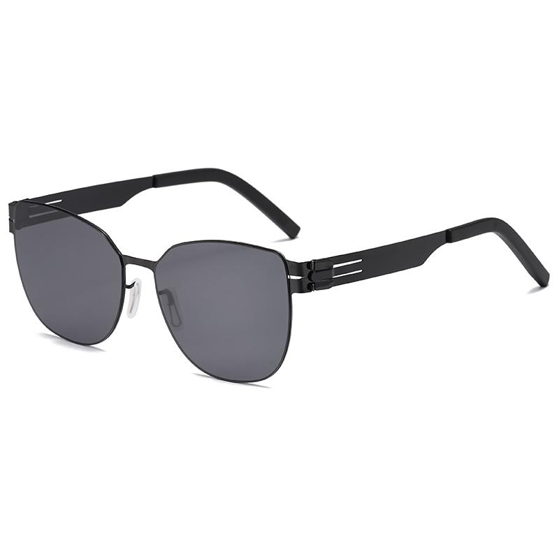 AMG20 Germany Design Sunglasses Men Ultralight Stainless Biological Steel Classic Sunglass Women Outdoor Driving Sun Glasses