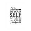 Minimalism English Sentences Inspirational Words Poster Canvas Print Painting Wall Art Picture Living Room Office Decor