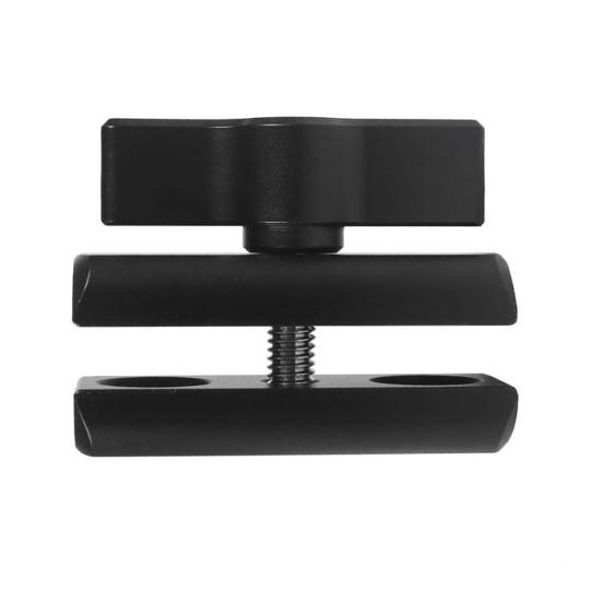 Camera Mount Clamp 360-degree Swivel 17mm Ball Head Magic Arm with Clamp Camera Adapter Clip with 1/4" Thread for GoPro Camera