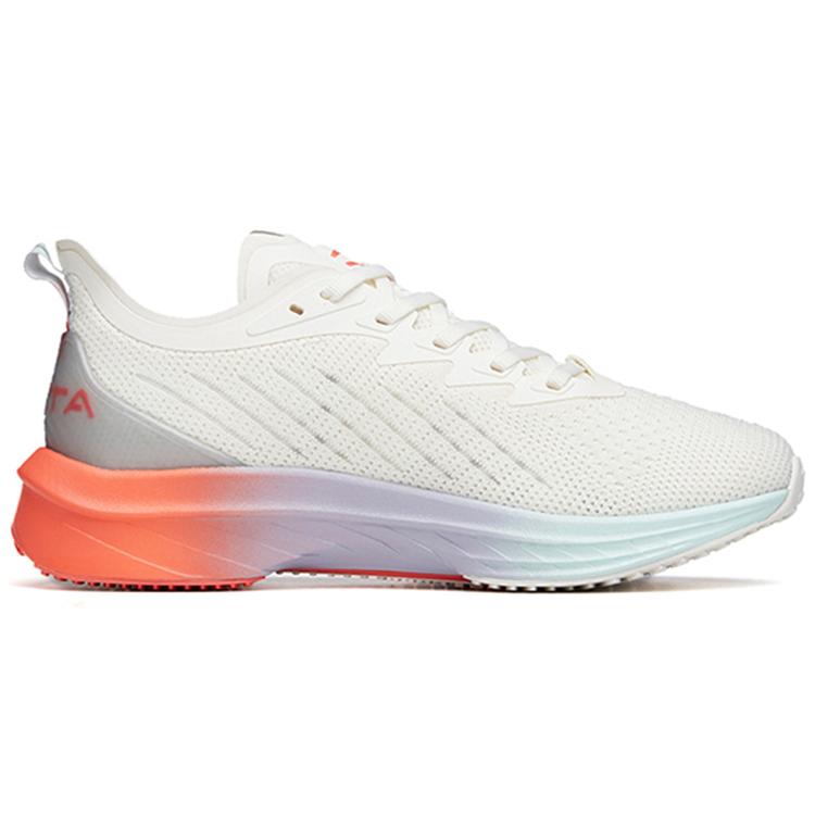 New Anta MACH Mach 1.0 Breathable Low Top Running Shoes Women's Ivory White 122215566-3