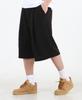 Geuliswi Bermuda Single-Pleat Sweat Shorts [Black]