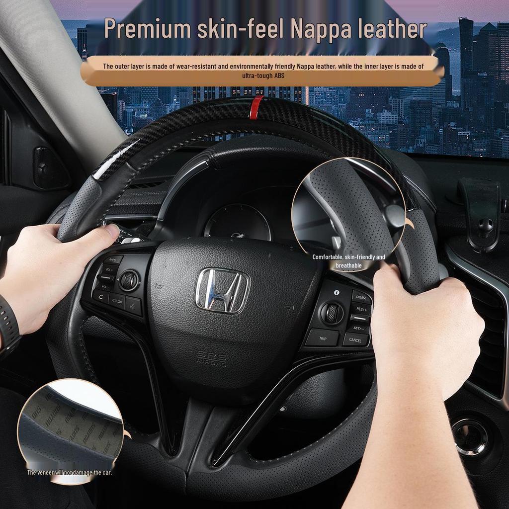 Three-Section All-Season Steering Wheel Cover for Tesla Model Y/3