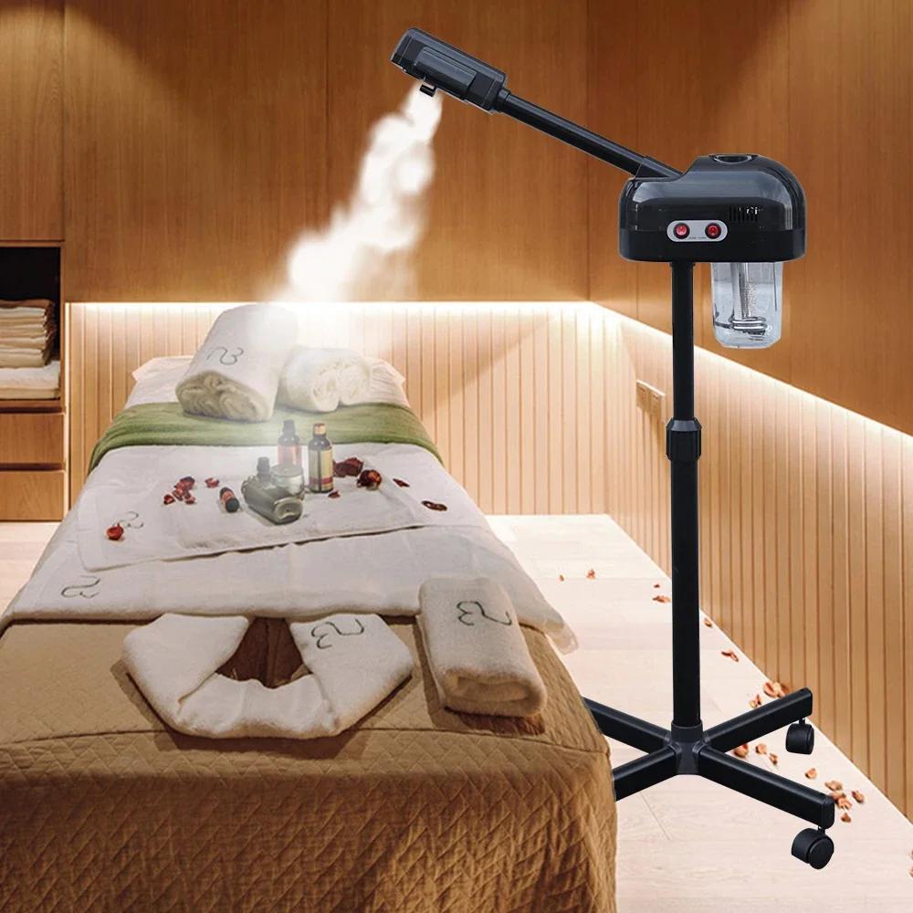 Professional Facial Steamers, Hot Ozone Face Steamer for Facial, Standing Facial Steamer On Wheels, Esthetician Steamer