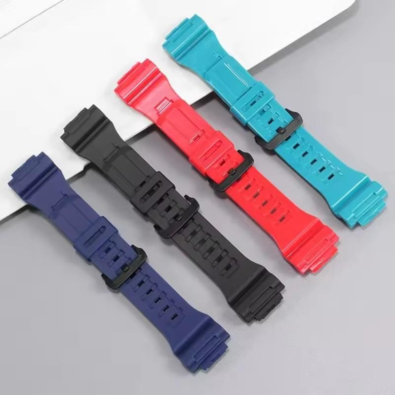 For Casio AQ-S810W AEQ-110W W735H/736H Watch Chain Male and Female Resin Soft Comfortable Silicone Watch Strap 18mm