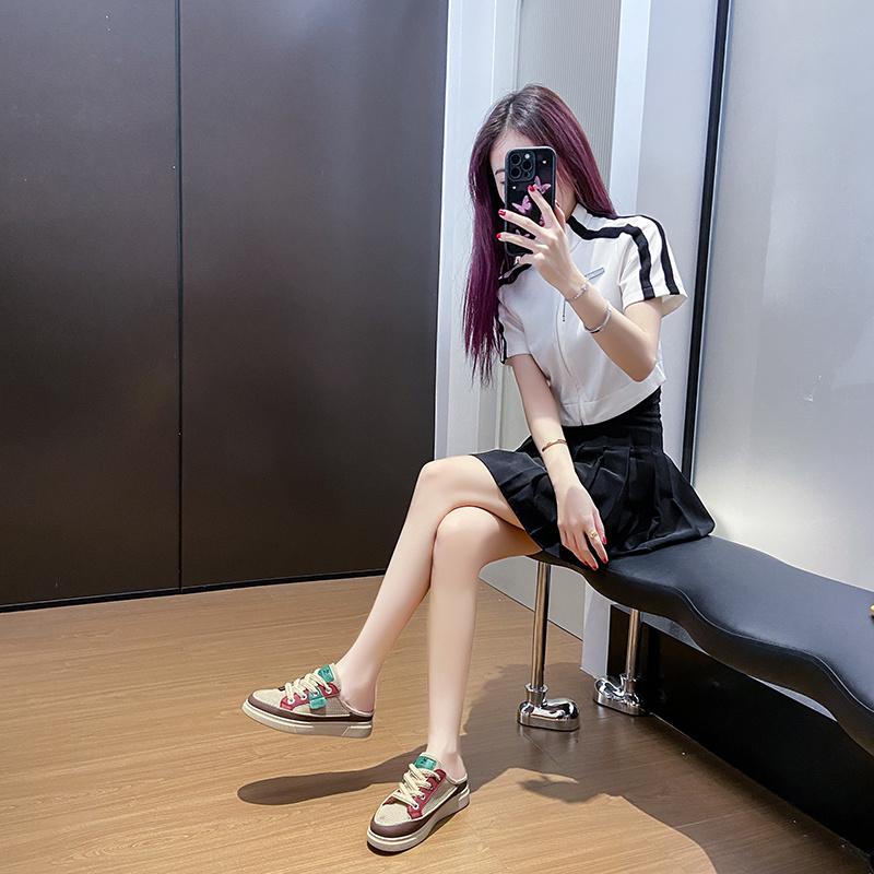 Fashion Sumer With Lacing Women's Sneakers 43 Casual Tenya Women Sport Shoes White Entertainment Cuddly Runner College Classic