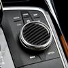 Real Carbon Fiber Console Multimedia Knob Cover For BMW 3 Series G20 G28 -20