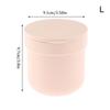 Frosted Face Cream Bottle Lotion Jar Cosmetic Empty Container Hair Mask Bottle Body Cream Refillable Split Bottle With Spoon