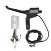 36V 48V 350W Electric Bike Controller Kit ABS Aluminum Alloy Motor Controller Brake Lever with 160PDD Display Meter for Modification
