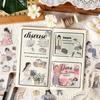 Hot-selling  Creative Cute Stickers Character Stickers Book Stickers Cut Film Stickers Diy Handbook Sticker Book
