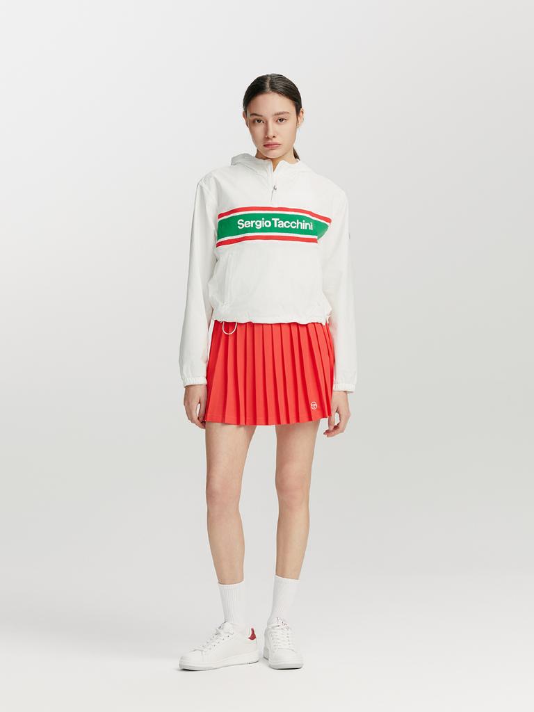 Sergio Tacchini W Flag Woven Anorak Jacket (White)