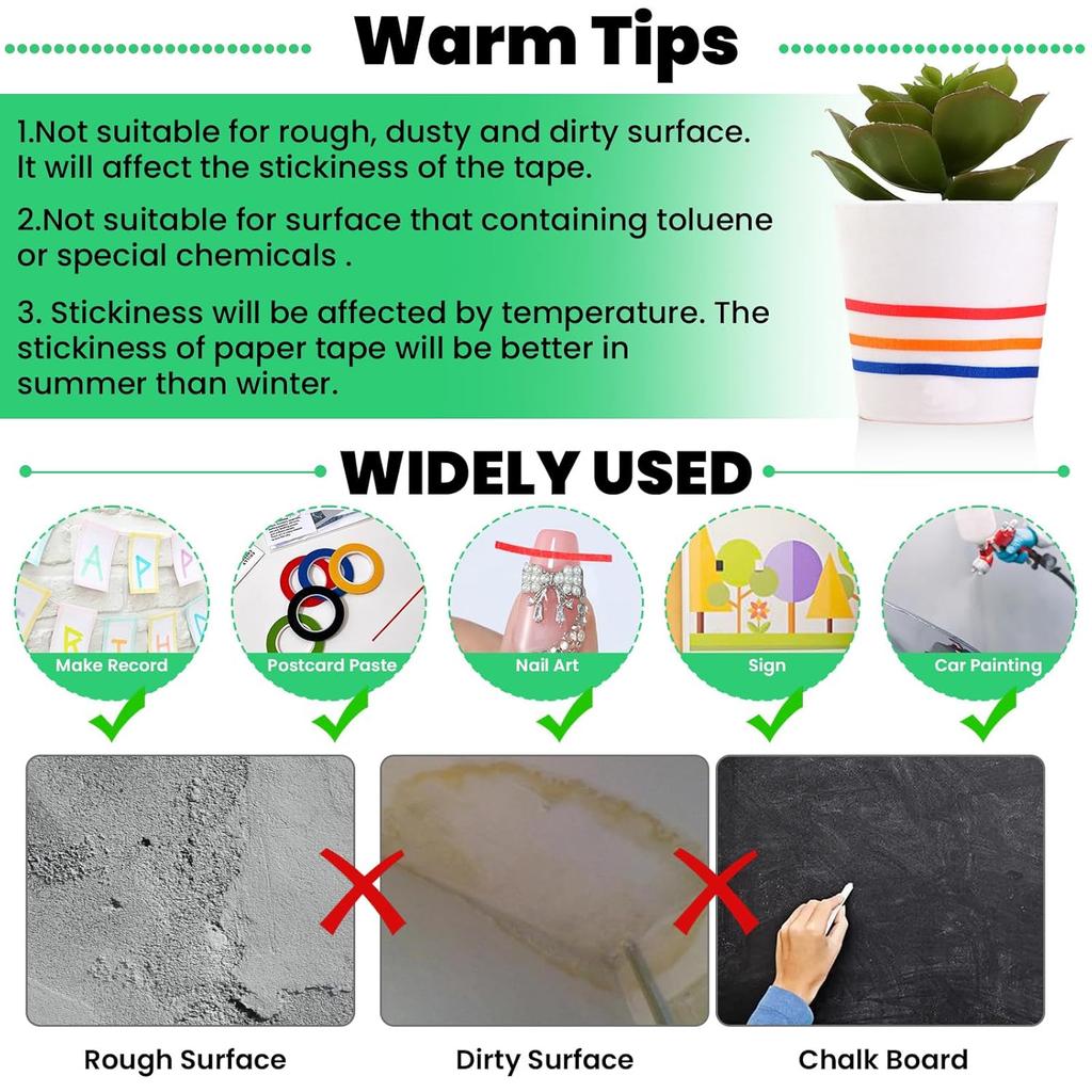 30 Rolls 1/8 Whiteboard Tape,3mm Thin Draping Tape Dry Erase Board Tapes Ptriping Tapes for White Board Lines White Boards Accessories DIY Art Crafts