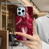 Phone Case: 2D Flat Design Suitable for iPhone 18 17 16 15 14 13 Pro Film Protective Case, Couple Style, Red-haired Girl, Christmas and Halloween Gift