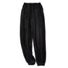 Pantaloni da Pigiama da Uomo Dritti Spessi Antifreddo Morbidi Elasticizzati in Vita Pantaloni da Pigiama da Uomo Indumento da Casa