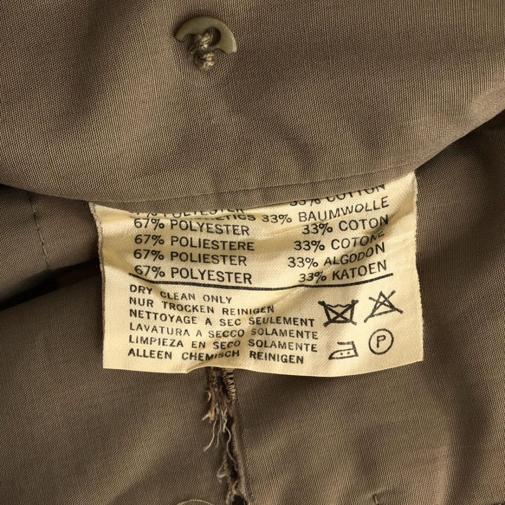 Aquascutum Made In the UK Stainless Collar Coat Beige Fly Button Men's Used