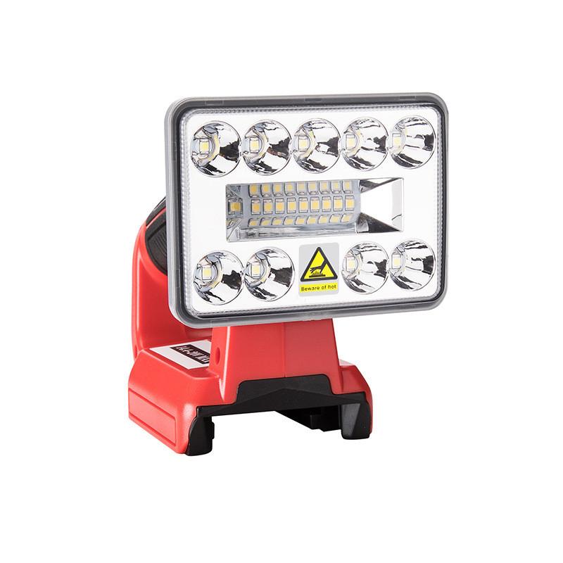3/5 Inch LED Tool Light For Milwaukee 18V Li-Ion Battery Portable Lantern Indoor Outdoor Flashlight Work Light Lamp With USB