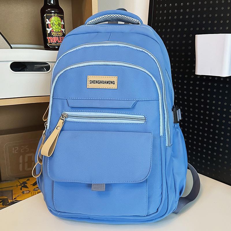 Schoolbag Children Elementary School Girls College Students High School Students Junior High School Students Multi Layer Backpack
