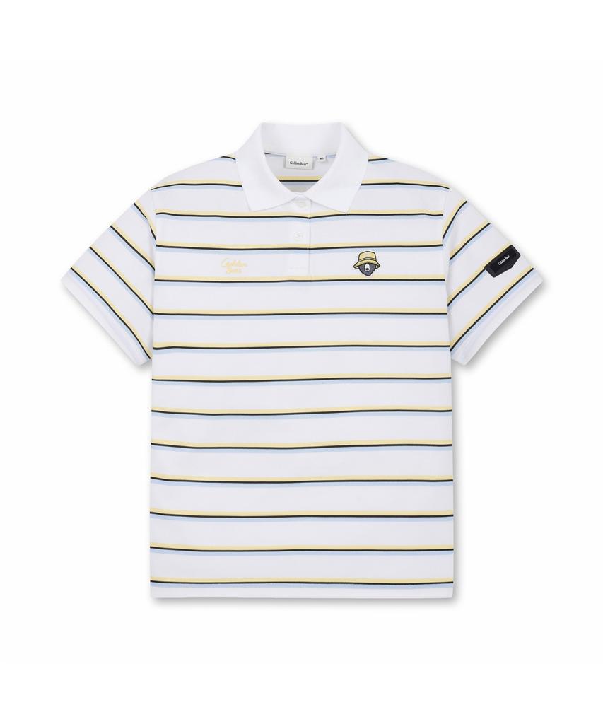Goldeunbeeo (W) Striped Pique T-Shirt G5Tam26421Ivx