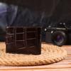 Reliable Men's Wallet Made of Genuine Textured Leather CANPELLINI Purse 21516 Brown