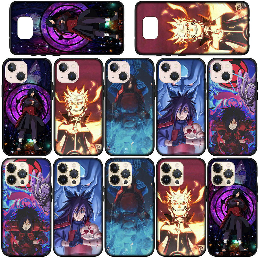 Phone Case for Samsung Galaxy S24 S23 iPhone 15 14 Xiaomi Redmi Note 13 12 11 8 Plus 10 9 Pro Max X XR OPPO Huawei Madara Uchiha Comics Naruto Cover