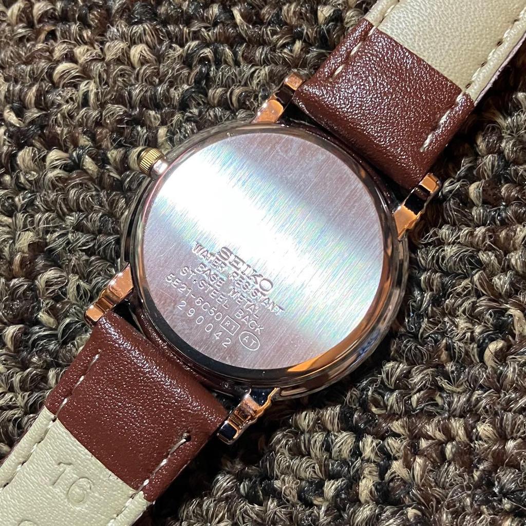 [USED] Seiko LUCENT Two-tone Silver Dial Quartz Watch, Pre-owned