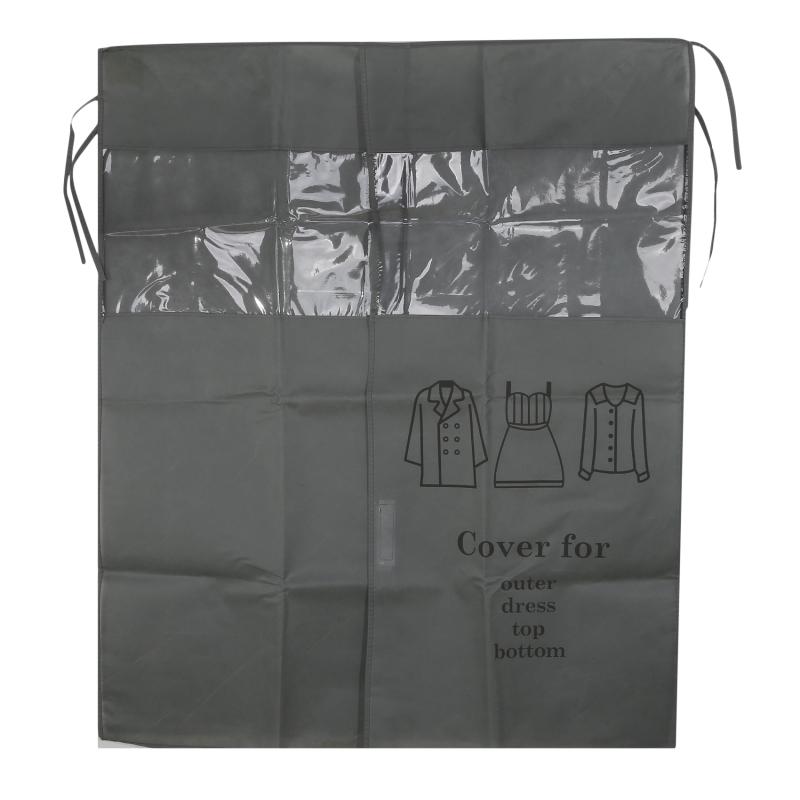 Clothes Hanging Dust Cover Dress Suit Coat Storage Bag Case Organizer Wardrobe Dress Clothing Hanging Dust Cover