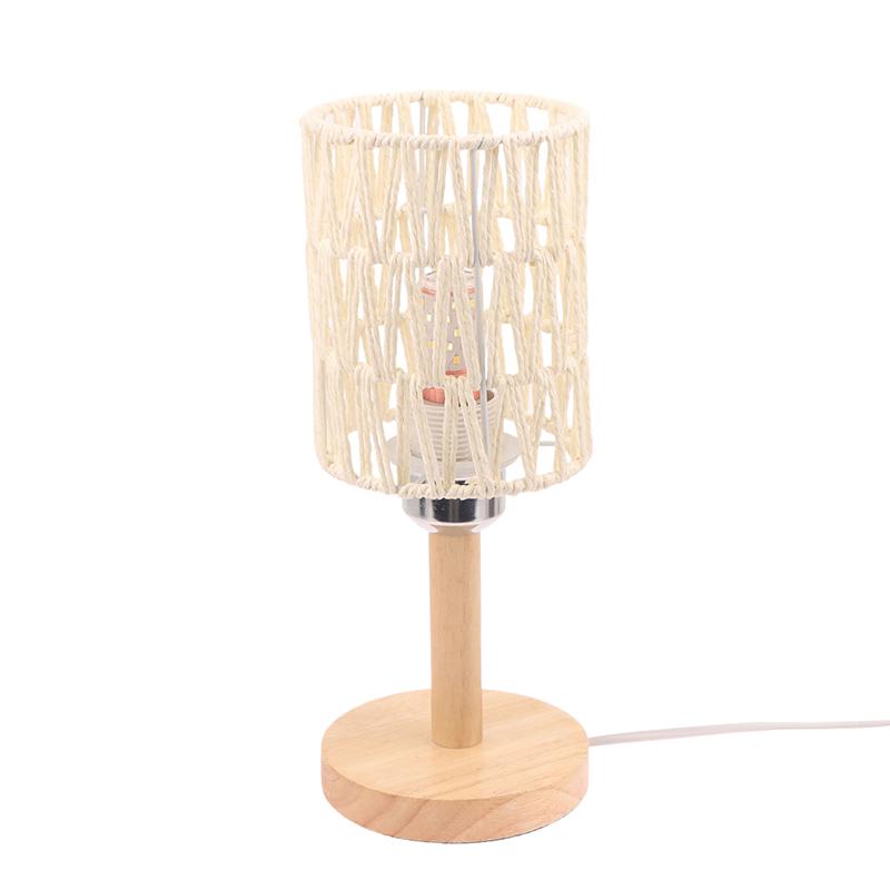 Rattan Lampshade 11.5X14.5Cm Pendant Lamp Shade Bohemian Style Handwoven Lampshade Home Cafe El Ceiling Lamp Light Cover