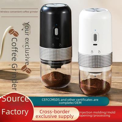 Cafetière électrique compacte avec moulin en céramique et manivelle