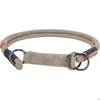Semi-choke Collar - Trixie - Be Nordic - Leather - Grey - Medium