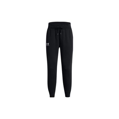 Solid Color Drawstring Joggers With Fleece Lining Women Bottoms Black 1379443-001