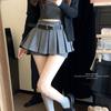 2025 Versatile A-line Pleated Skirt: Spicy Slimming Design for Petite Women, Anti-exposure Short Skirt Pants