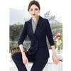 Treloman Women's Double-Breasted Professional Suit Set
