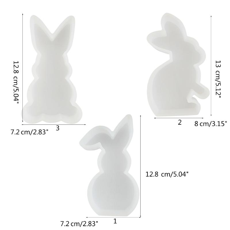 Kreative Silikon-Kerzenform DIY-Aromatherapie-Formen Hasenform Silikon-Wachsform Geeignet für die Herstellung von Duftprodukten